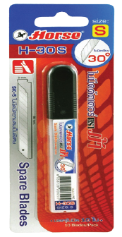 ใบมดคัตเตอร์ ตราม้า ขนาด S 30องศา