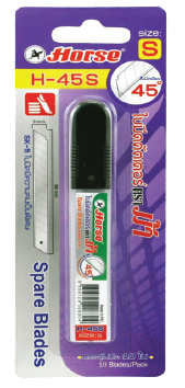 ใบมีดคัตเตอร์ ตราม้า ขนาด S 45 องศา