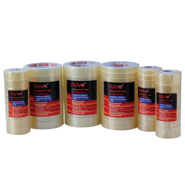 เทปใส นูโว แกน (1″) 3/4″x36 หลา