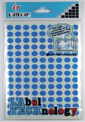 สติ๊กเกอร์กระดาษสี ลาเท็กซ์ (No.C-305 – สีแดง)