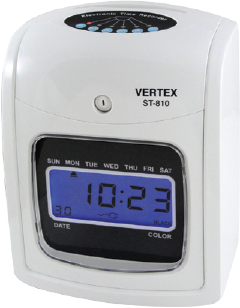 เครื่องตอกบัตรเวอร์เทค ST810