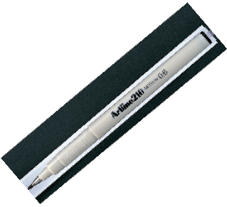 ปากกาหัวเข็ม อาร์ทไลน์ (หมึก แดง – รุ่น EK-210 – ขนาดเส้น 0.6 mm. – ราคา 26 /ด้าม)