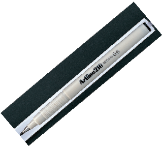 ปากกาหัวเข็ม อาร์ทไลน์ (หมึก ดำ – รุ่น EK-210 – ขนาดเส้น 0.6 mm. – ราคา 26 /ด้าม)