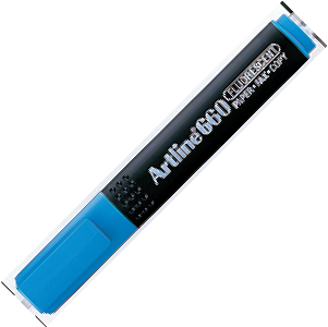 ปากกาเน้นข้อความ อาร์ทไลน์ EK-660 สีฟ้า