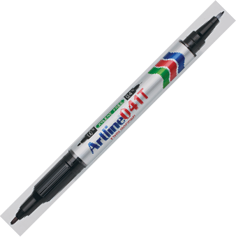 ปากกามาร์คเกอร์ อาร์ทไลน์ รุ่น Artline EK-0411 สีแดง