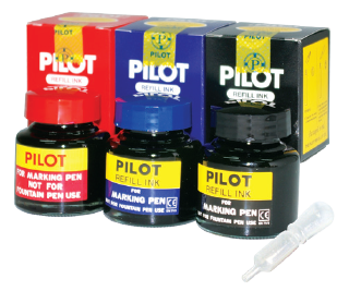 หมึกเติมปากกามาร์คเกอร์ ไพล็อต สีน้ำเงิน