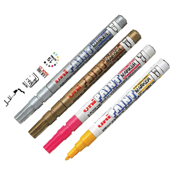 ปากกาเพ้นท์ ยูนิ รุ่นเล็ก PX-21 สีขาว