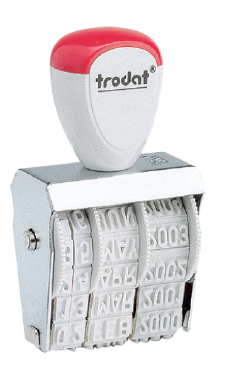 ตรายางลงวันที่ โทรแดท รุ่น TR-1010/TT ตัวเลขไทย