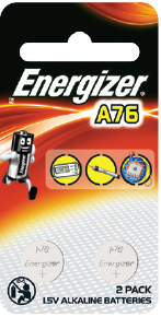 ถ่านเม็ดกระดุม เอเนอใจเซอร์ รุ่น A76/ LR44